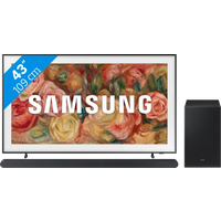 Koop met korting - Samsung The Frame 43LS03D (2024) + Samsung HW-S700D Zwart