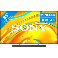 Koop met korting - Sony Bravia 5 85" XR Mini-led (2025) + Sony Bravia Theatre Bar 8
