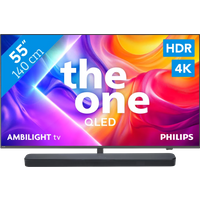 Koop met korting - PPhilips Ambilight 55" PUS9000 QLED 4K (2025) + JBL Bar 300 M2 Zwart
