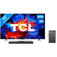Koop met korting - TCL 55" QLED P81K 4K (2025) + TCL S45H 2.0 Soundbar
