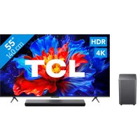 Koop met korting - TCL 55" QLED P81K 4K (2025) + TCL S55H 2.1 Soundbar