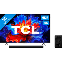 Koop met korting - TCL 55" QLED P81K 4K (2025) + TCL Q65H