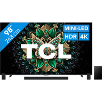 Koop met korting - TCL 98" QD Mini-led C61K 4K (2025) + TCL Q85H PRO
