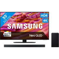 Koop met korting - Samsung 55" Neo QLED QN90F 4K (2025) + Samsung HW-Q600F (2025)
