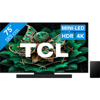Koop met korting - TCL 75" QD Mini-led C71K 4K (2025) + TCL Q65H