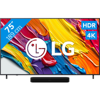 Koop met korting - LG 75" QNED82 4K (2025) + Sonos Beam Gen2 Zwart