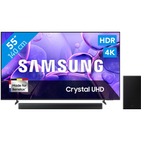 Koop met korting - Samsung 55" Crystal UHD U8070F (2025) + Samsung HW-B66CF Zwart