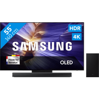 Koop met korting - Samsung 55" OLED S90F (2025) + Samsung HW-B66CF Zwart