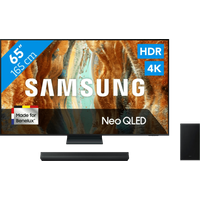 Koop met korting - Samsung 65" Neo QLED QN73F 4K (2025) + Samsung HW-B66CF (2025)