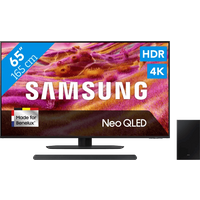 Koop met korting - Samsung 65" Neo QLED QN90F 4K (2025) + Samsung HW-S700D Zwart (2024)
