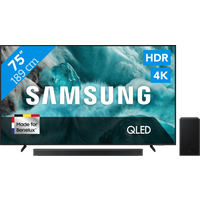 Koop met korting - Samsung 75" QLED Q7F4 4K (2025) + Samsung HW-B750F (2025)