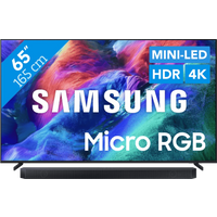 Koop met korting - Samsung Micro RGB 65" R95H (2026) + Samsung HW-Q600H (2026)