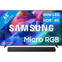 Koop met korting - Samsung Micro RGB 65" R95H (2026) + Samsung HW-QS90H (2026)