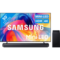 Koop met korting - Samsung Mini-led 50" M73H (2026) + Samsung HW-Q600F (2025)