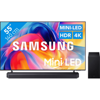Koop met korting - Samsung Mini-led 55" M73H (2026) + Samsung HW-Q600F (2025)