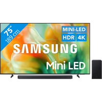 Koop met korting - Samsung Mini-led 75" M83H (2026) + Samsung HW-Q600F (2025)