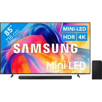 Koop met korting - Samsung Mini-led 85" M73H (2026) + Samsung HW-Q600H (2026)