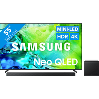 Koop met korting - Samsung Neo QLED 55" QN80H (2026) + Samsung HW-B750F (2025)