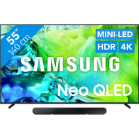 Koop met korting - Samsung Neo QLED 55" QN80H (2026) + Samsung HW-S60D Zwart (2024)