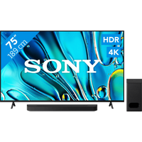 Koop met korting - Sony Bravia 3 75" 4K Led (2025) + Sony Bravia Theatre Bar 6 Zwart