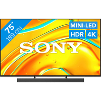 Koop met korting - Sony Bravia 5 75" XR Mini-led (2025) + Sony Bravia Theatre Bar 8