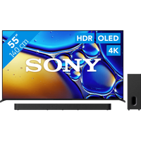 Koop met korting - Sony Bravia 8 II 55" QD-OLED (2025) + Sony Bravia Theatre Bar 7 Zwart
