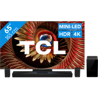 Koop met korting - TCL 65" QD Mini-led C81K 4K (2025) + TCL Q85H PRO