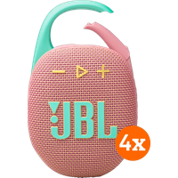 Koop met korting - JBL Clip 5 Roze 4-pack