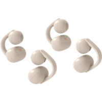 Koop met korting - Sony Linkbuds Clip Beige Duo Pack