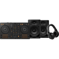 Koop met korting - Pioneer DJ DDJ-FLX4 + Pioneer DJ HDJ-X5 Zwart + Pioneer DJ DM-50D Zwart