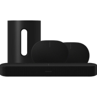 Koop met korting - Sonos Beam Gen2 Zwart + 2x Era 300 Zwart + Sub Mini Zwart