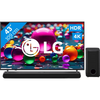 Koop met korting - LG 43" 4K Smart UA75 + LG DS77TY