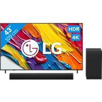 Koop met korting - LG 43" QNED82 4K (2025) + LG DS40T