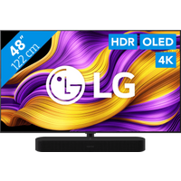 Koop met korting - LG 48" OLED EVO G56 4K (2025) + Sonos Beam Gen2 Zwart