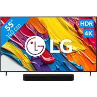 Koop met korting - LG 55" QNED82 4K (2025) + Sonos Beam Gen2 Zwart