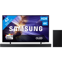 Koop met korting - Samsung 42" OLED S90F (2025) + Samsung HW-B750F Zwart
