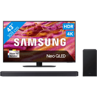 Koop met korting - Samsung 43" Neo QLED QN90F 4K (2025) + Samsung HW-B750F (2025)