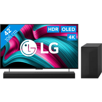 Koop met korting - LG 42" OLED EVO C54 4K (2025) + LG DS60TR