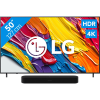 Koop met korting - LG 50" QNED82 4K (2025) + Sonos Beam Gen2 Zwart