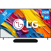 Koop met korting - LG 50" QNED82 4K (2025) + Sonos Ray Zwart