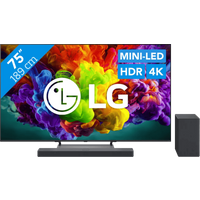 Koop met korting - LG Mini-led 75" QNED85 (2026) + LG DSC9S