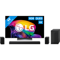 Koop met korting - LG OLED 48" C6 (2026) + LG DS60TR
