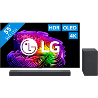 Koop met korting - LG OLED 55" G6 (2026) + LG DSC9S