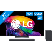 Koop met korting - LG OLED 77" C6 (2026) + LG DSC9S