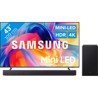 Koop met korting - Samsung Mini-led 43" M73H (2026) + Samsung HW-B450F (2025)