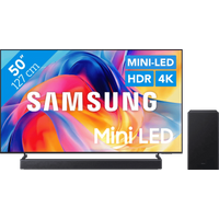 Koop met korting - Samsung Mini-led 50" M73H (2026) + Samsung HW-B450F (2025)