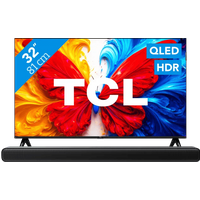Koop met korting - TCL 32" QLED S5L 4K (2026) + TCL S45H 2.0 Soundbar