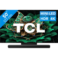 Koop met korting - TCL 50" QD Mini-led C71K 4K (2025) + TCL S45H 2.0 Soundbar
