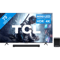 Koop met korting - TCL QD Mini-led 75" T8D (2026) + TCL S60K