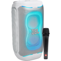 Koop met korting - JBL Partybox 130 Wit +JBL PBM100 Zwart